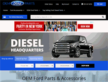 Tablet Screenshot of oemfordpart.com